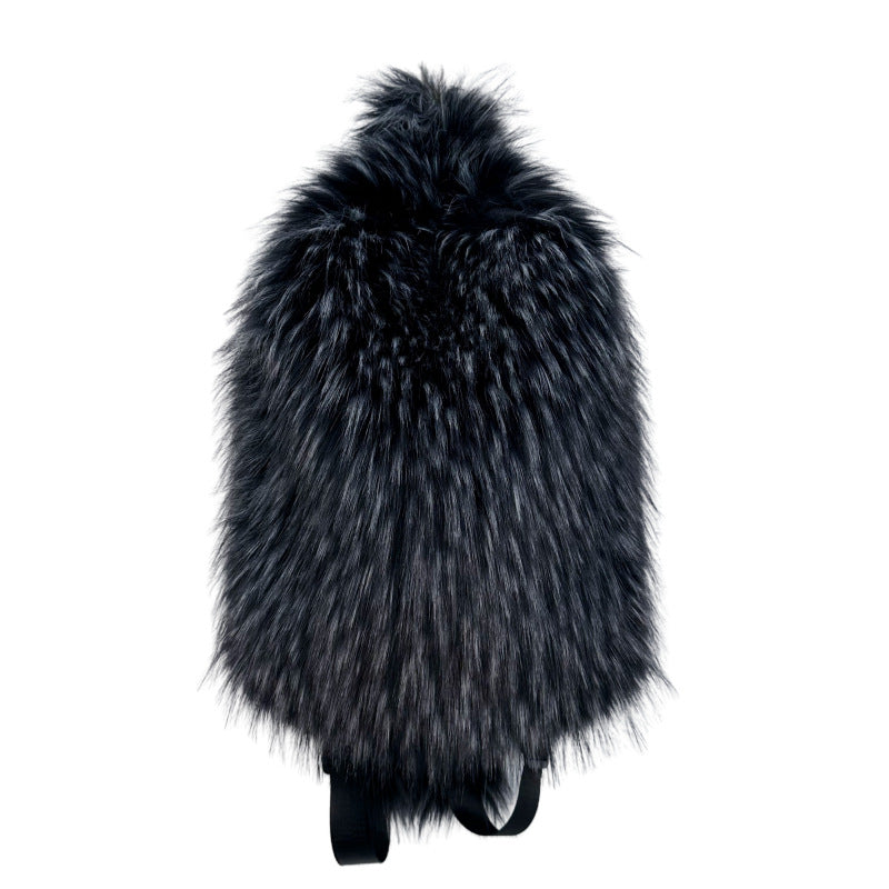 Fur Hot Girl Plush Backpack — packaging