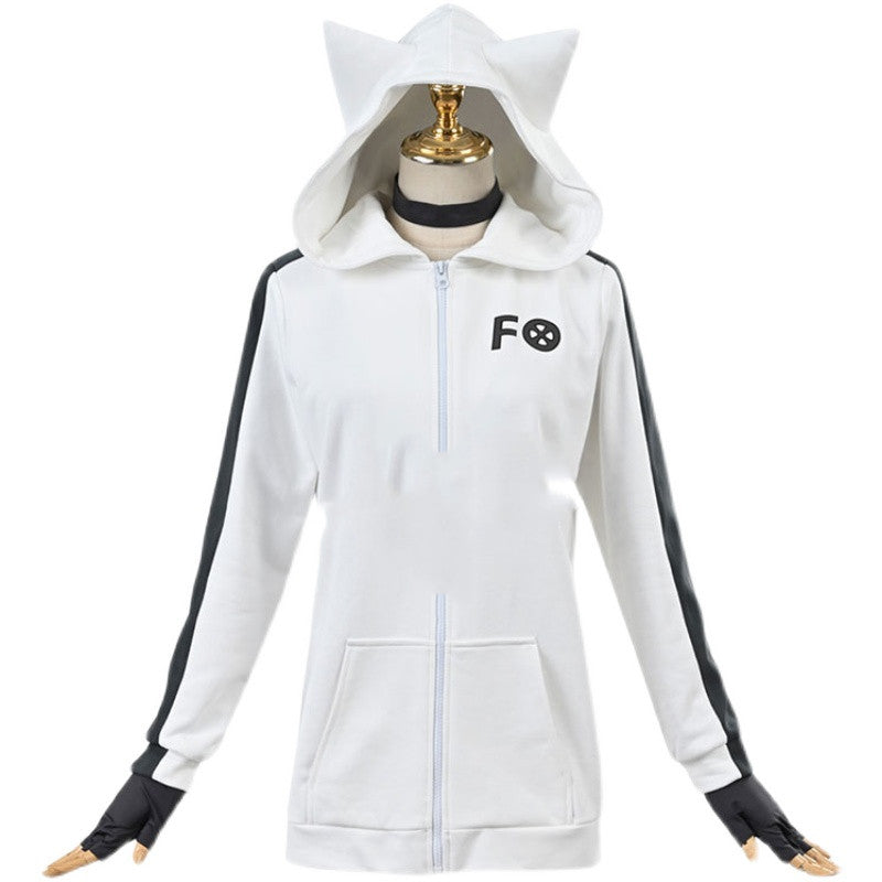 Monster Incident Cos Cyan Fox Demon Cosplay Anime Costume — side view