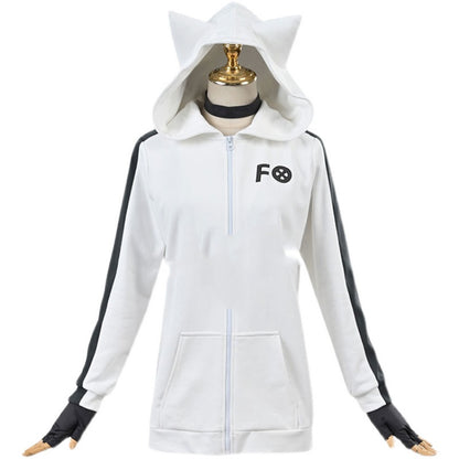 Monster Incident Cos Cyan Fox Demon Cosplay Anime Costume — side view