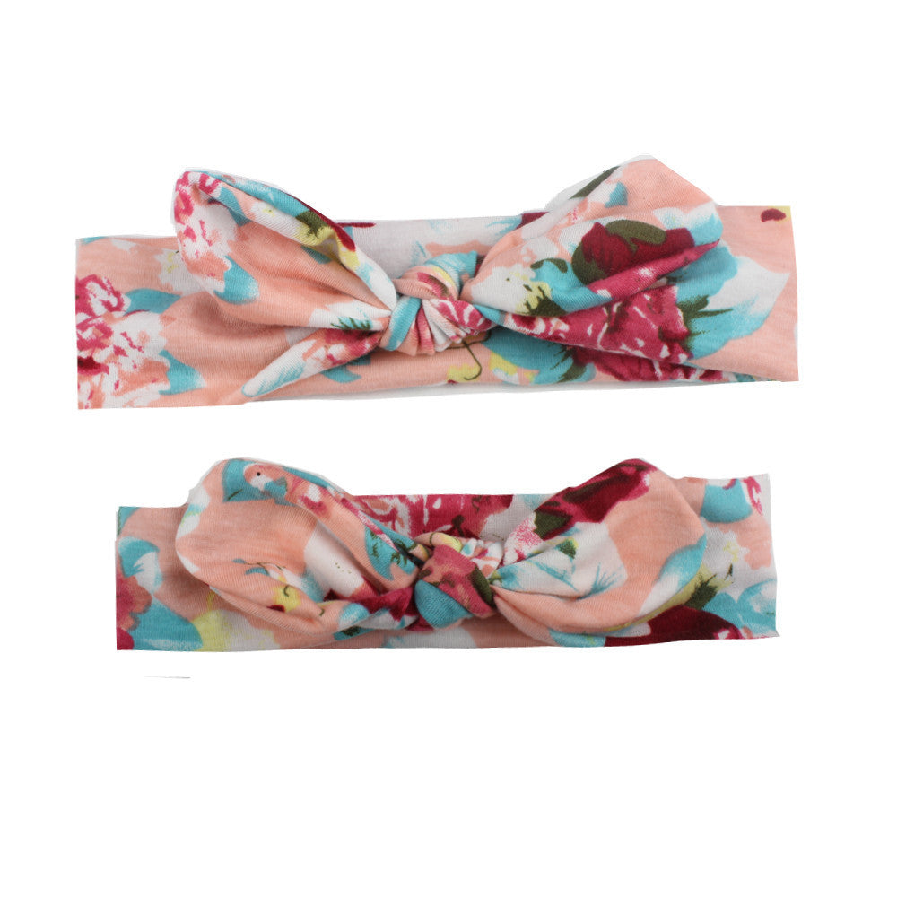 Children's Print Knotted Bunny Ears Headband | Magic Stories