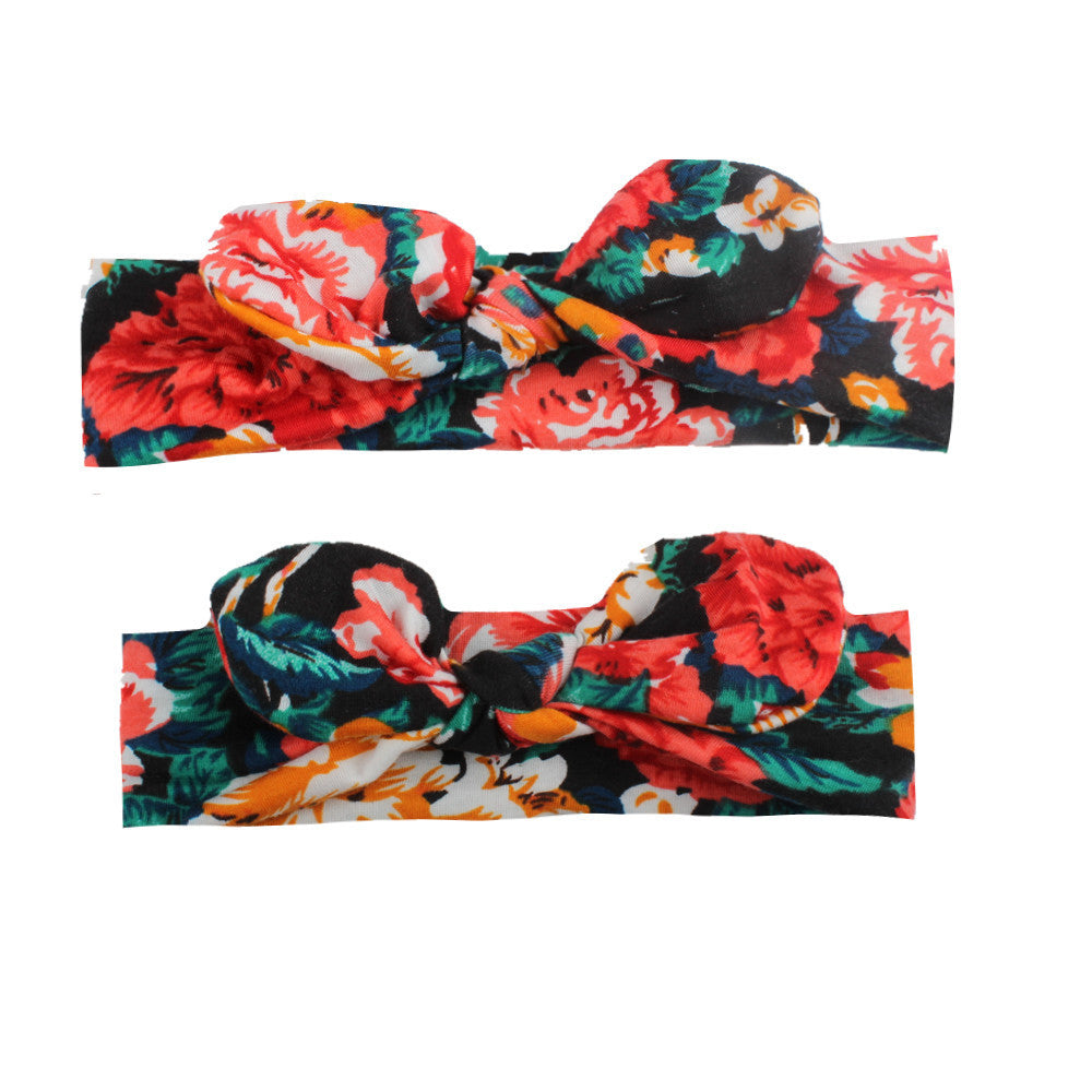 Children's Print Knotted Bunny Ears Headband | Magic Stories