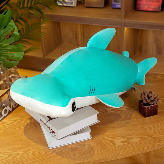 Plush Toy Hammerhead Shark Doll Cartoon Ocean Big Shark