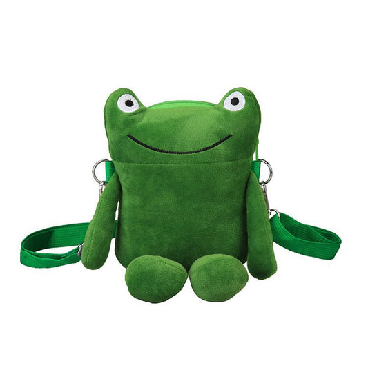 Plush Cute Frog Small Bag Phone Single Shoulder Messenger