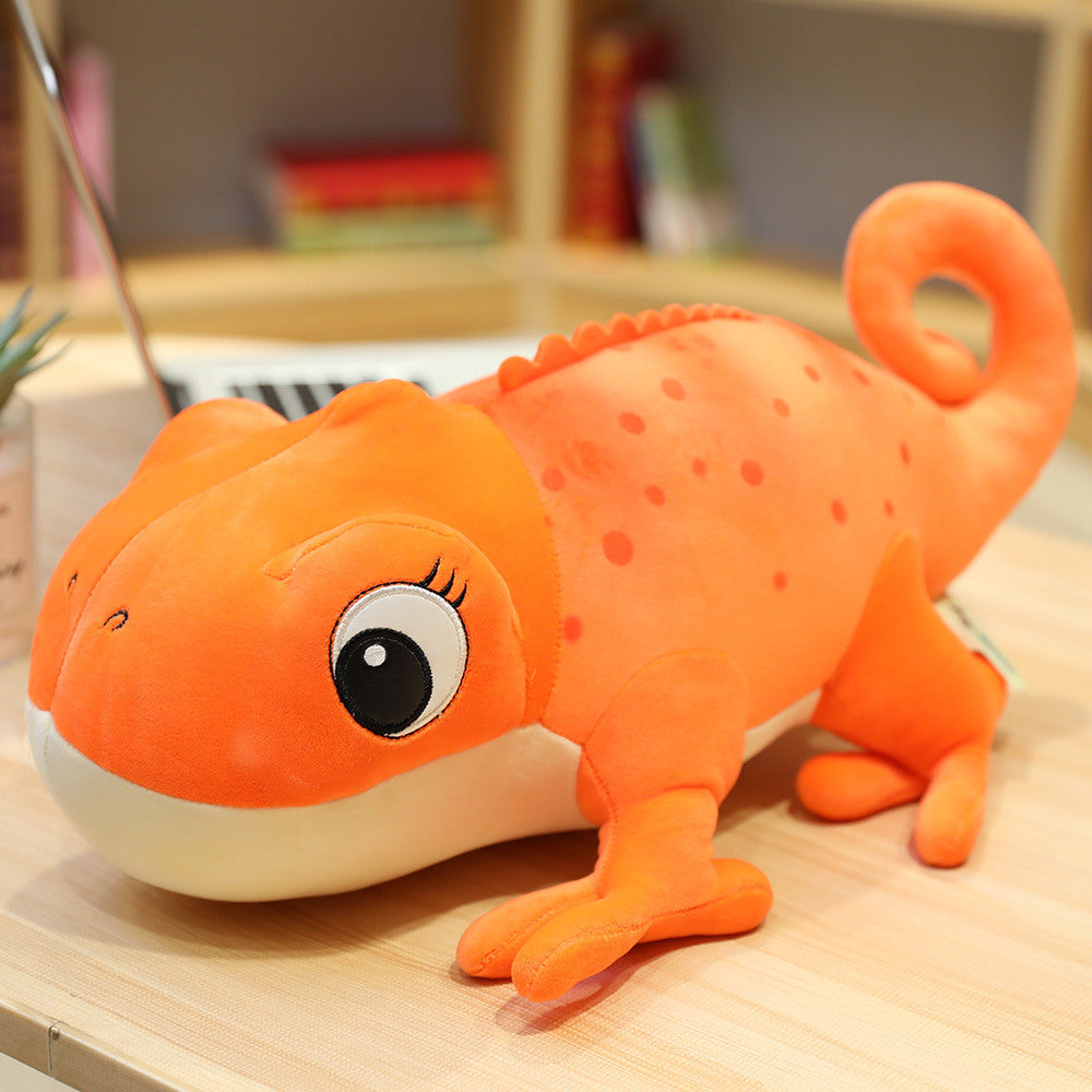 Cartoon Frog Doll Plush Toy Doll Chameleon Doll — detail