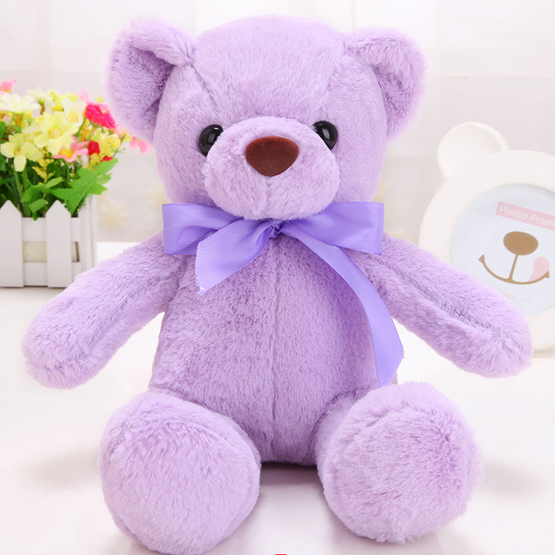 Small Bear Plush Bear Hug bBar Plush Plush Toy Panda Doll Bear Puppet Doll Girl — back view