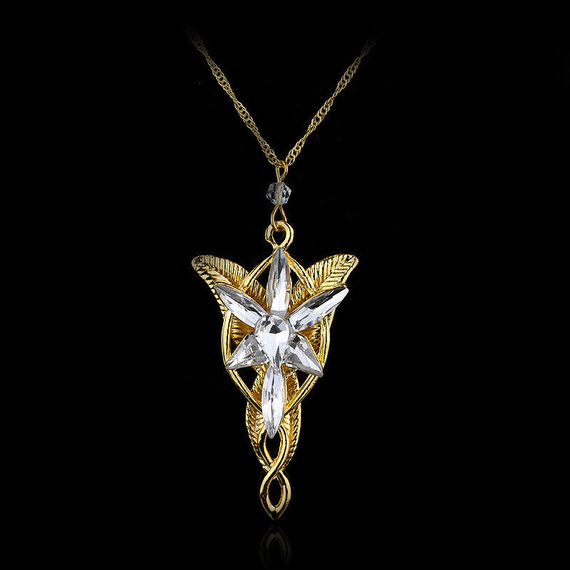 Elf Princess Evenstar Necklace (Lord of the Rings) — back view