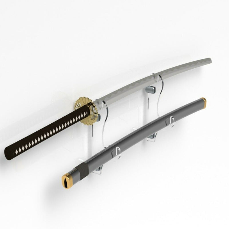 Acrylic Samurai Sword and Scabbard Holder | Magic Stories