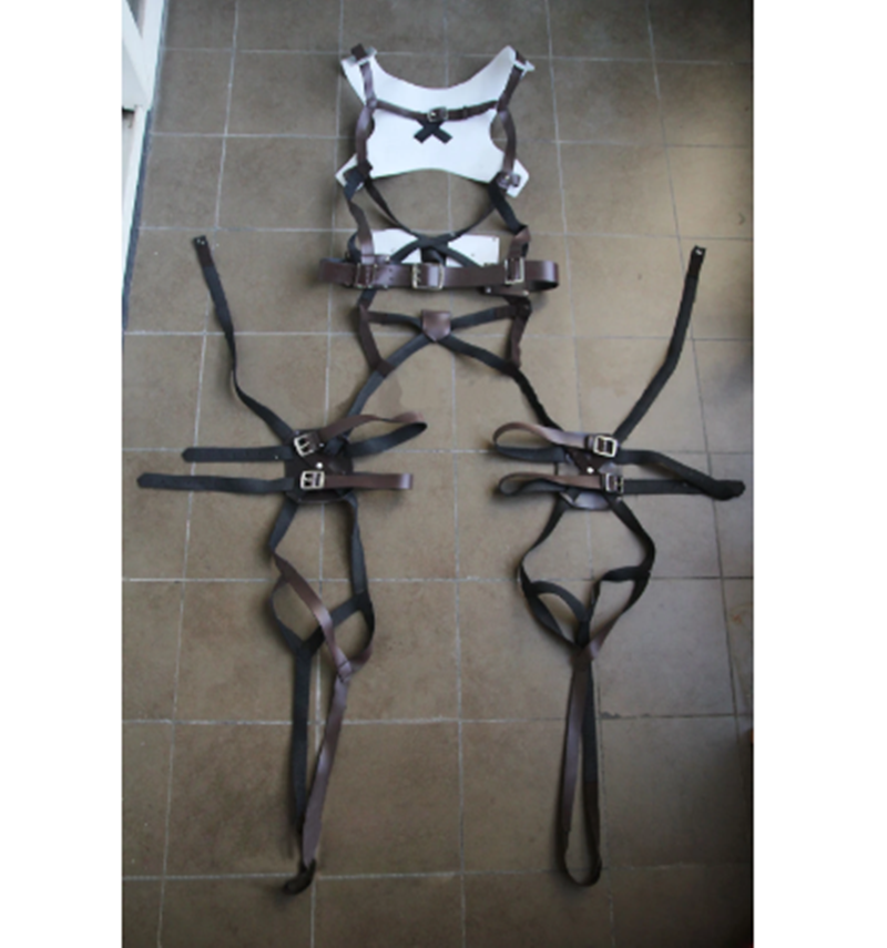 Cosplay Anime Belt Installation Performance Props — side view