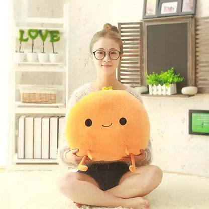 Orange Pear Peach Cushion Plush Toy | Magic Stories