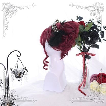 Harajuku Soft Girl Lolita Wig Lolita Gentle Curly Japanese Cute Short Hair — packaging