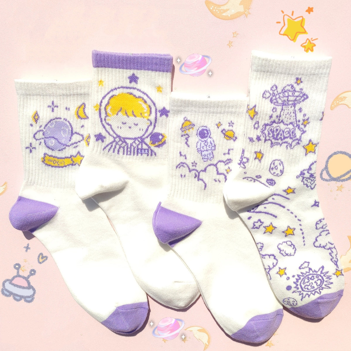 Anime Korean Style Sweet Academy Wind Socks | Magic Stories
