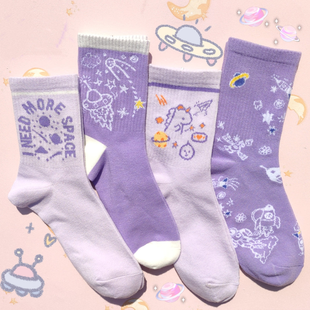 Anime Korean Style Sweet Academy Wind Socks | Magic Stories
