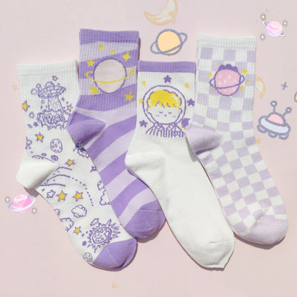 Anime Korean Style Sweet Academy Wind Socks | Magic Stories
