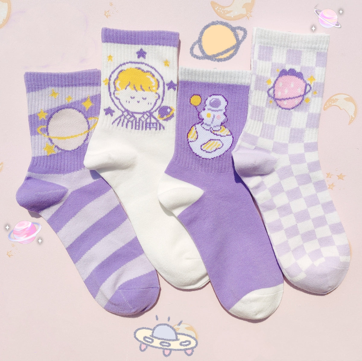 Anime Korean Style Sweet Academy Wind Socks | Magic Stories
