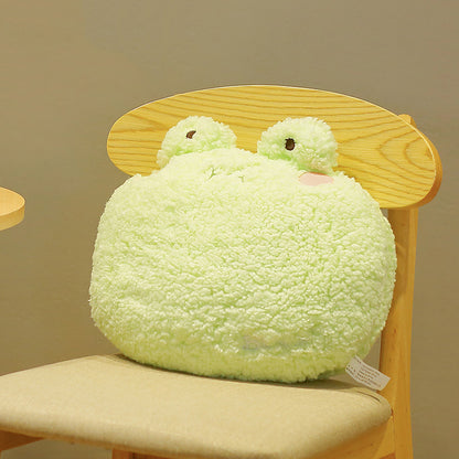 Cute Kawaii Animal Plush Toy Bear Pillow — scale reference