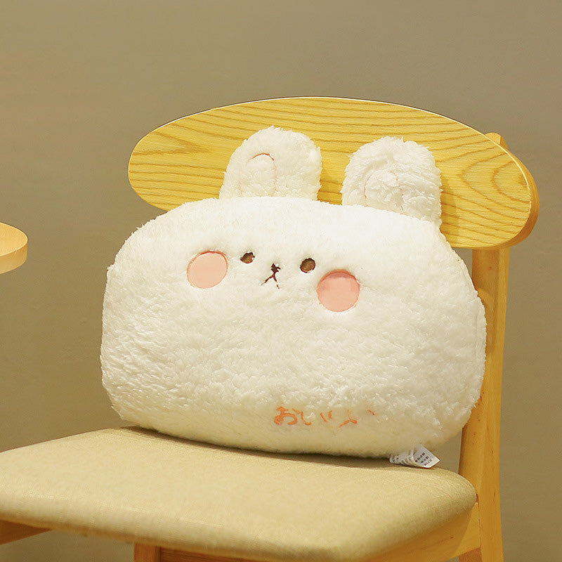 Cute Kawaii Animal Plush Toy Bear Pillow — side view