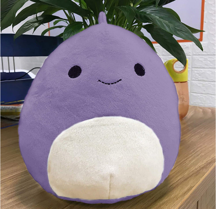 Cute Soft Chubby Dinosaur Doll Plush Dinosaur Toy — back view
