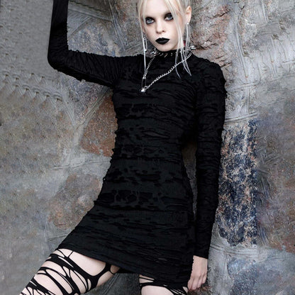 Design Sense Harajuku High Cold Slim Dress | Magic Stories