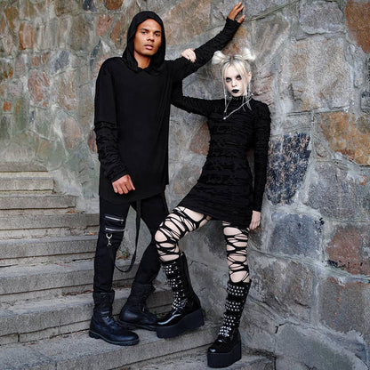 Design Sense Harajuku High Cold Slim Dress | Magic Stories