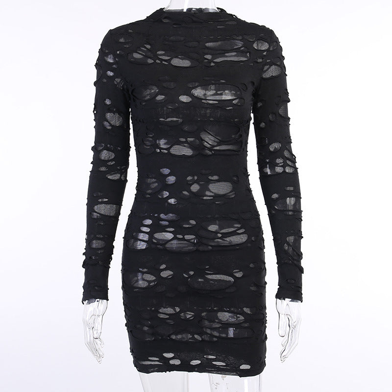 Design Sense Harajuku High Cold Slim Dress | Magic Stories