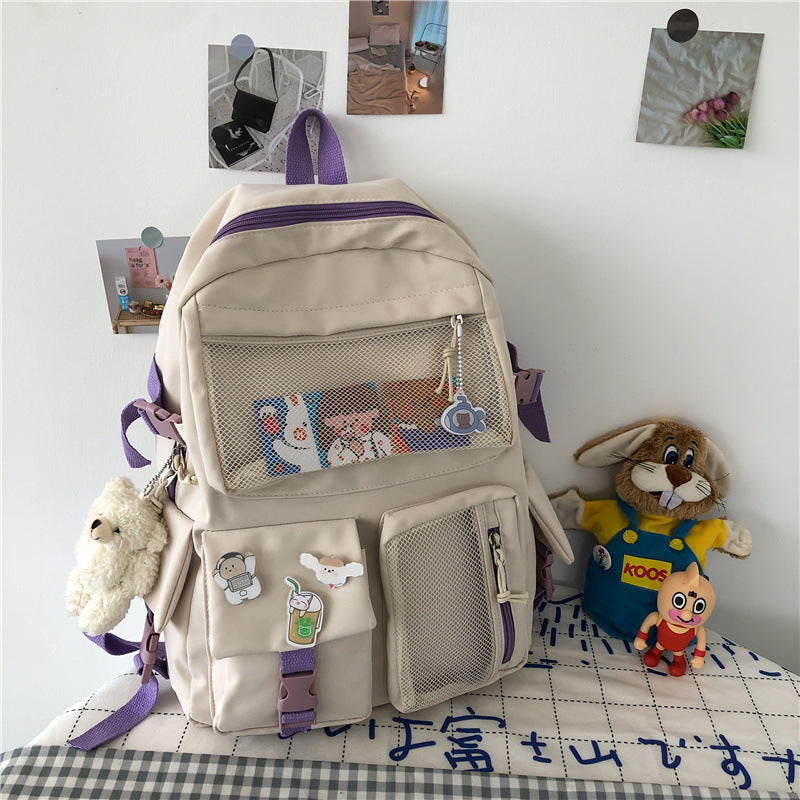 Harajuku Girls College Style Fashion Backpack — packaging