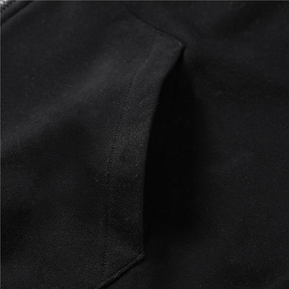 Devil Horns Hooded Cardigan Loose Jacket — back view