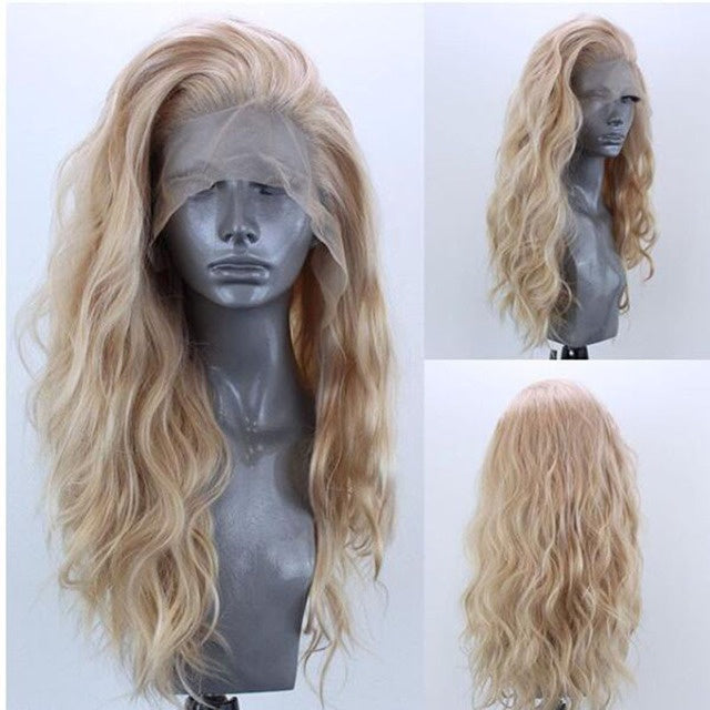 Chemical fiber front lace wig - Magic Stories