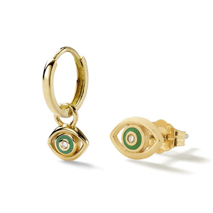 Diamond Devil's Eye Stud Earrings — packaging