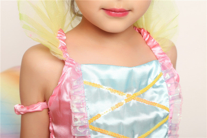 Princess Dress Cosplay Rainbow Angel | Magic Stories