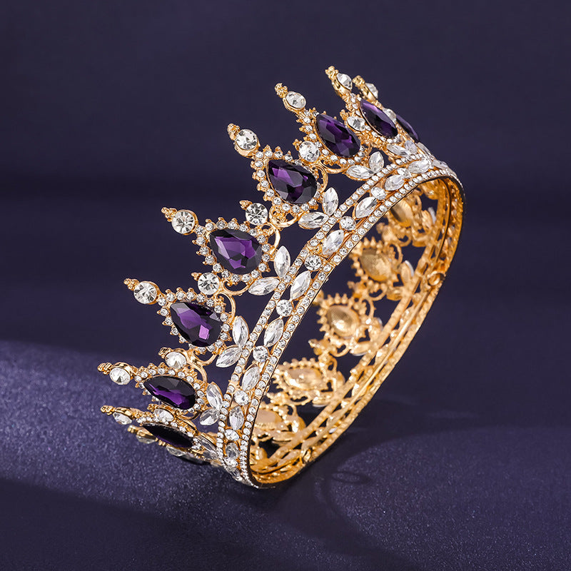 Rhinestone Crown Full Circle Big Crown | Magic Stories