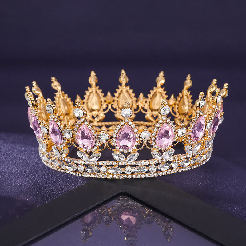Rhinestone Crown Full Circle Big Crown | Magic Stories
