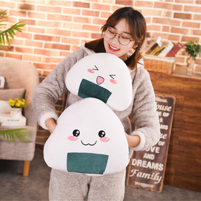 Cartoon Anime Rice Ball Plush Toy Plush Doll Large Sleeping Pillow Ragdoll Doll Children's Day Gift — detail