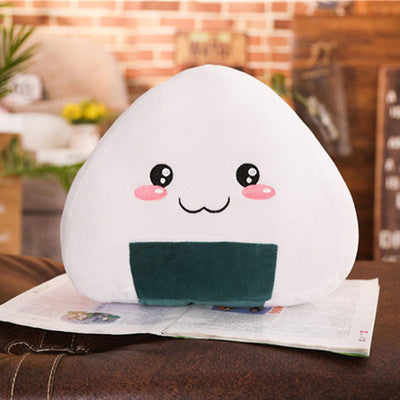 Cartoon Anime Rice Ball Plush Toy Plush Doll Large Sleeping Pillow Ragdoll Doll Children's Day Gift — back view