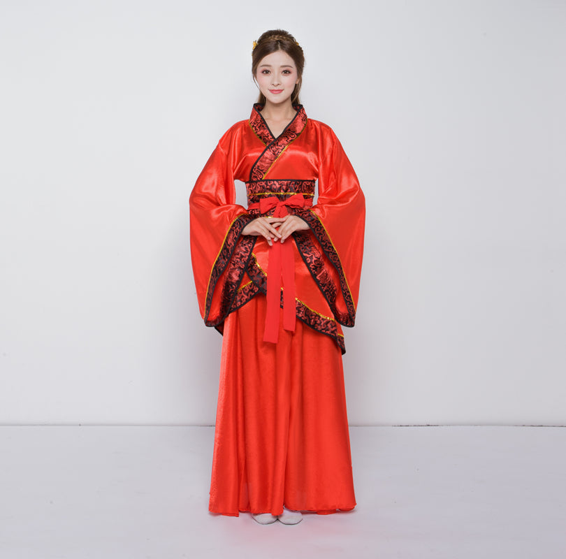 Hanfu National Costume Female Ancient Costume Quyuan Performance Costume — packaging
