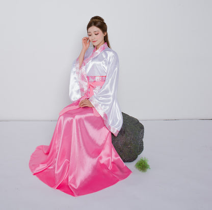 Hanfu National Costume Female Ancient Costume Quyuan Performance Costume — detail