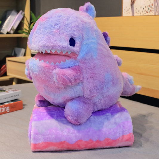 Rainbow Dinosaur Pillow Plush Toy