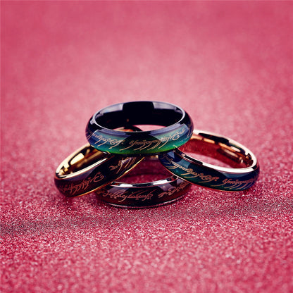 Color-changing Couple Titanium Steel Ring - Magic Stories