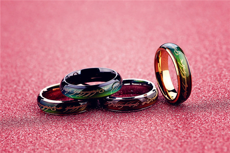 Color-changing Couple Titanium Steel Ring - Magic Stories