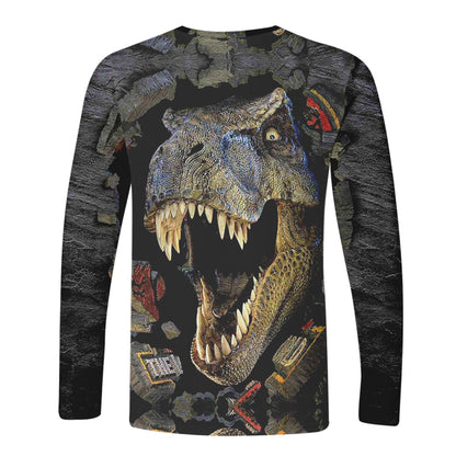 Anime Dinosaur 3D T Shirt Men's Casual T Shirt — packaging
