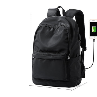 Backpack Men'S Casual Waterproof Travel Bag Computer Bag Backpack High School Junior High School College Student — packaging