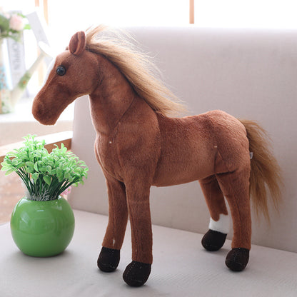 30-60cm Simulation Horse Plush Toys Cute | Magic Stories