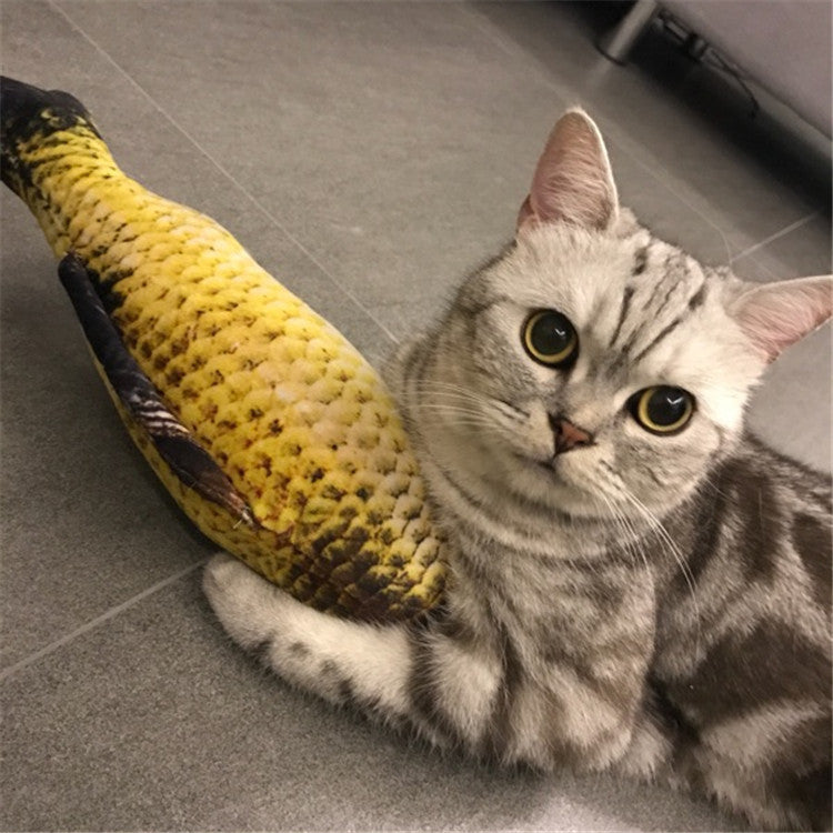Pet Simulation Plush Cat Fish Toy | Magic Stories