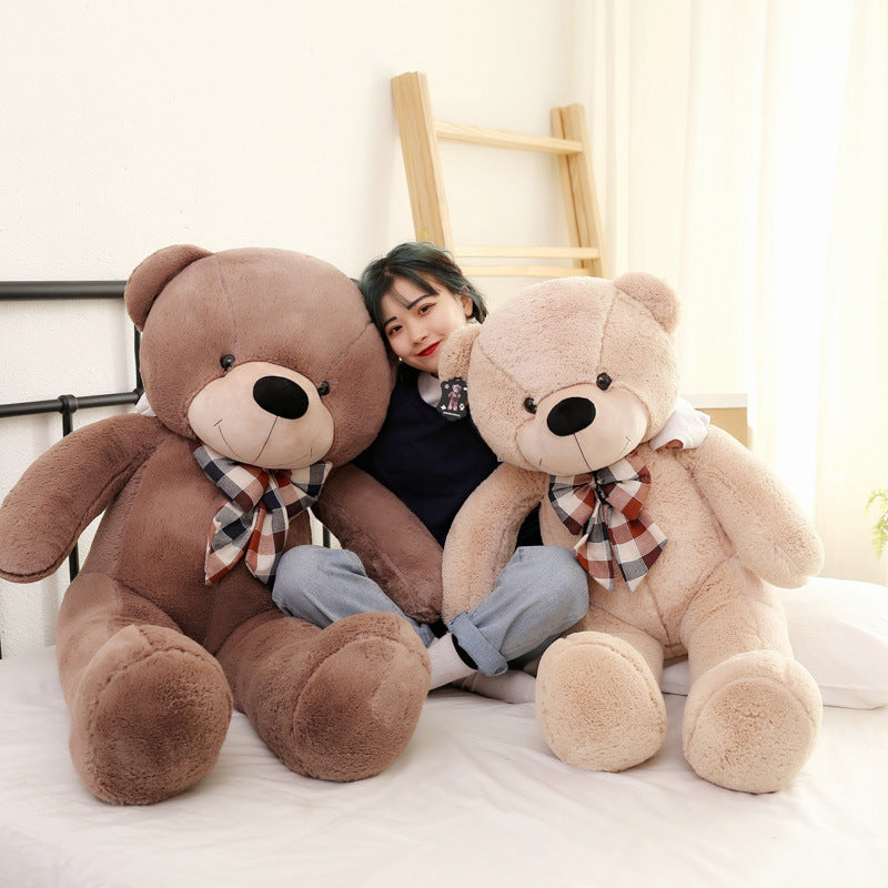 Bow Tie Teddy Bear Doll Custom Plush Toy Large Birthday Gift For Girlfriend Bear Doll — packaging