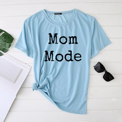 Mom Mode Top Women Kawaii Harajuku T-shirts Harajuku Aesthetic Clothes Women Short Sleeve Top Vintage Japanese — packaging