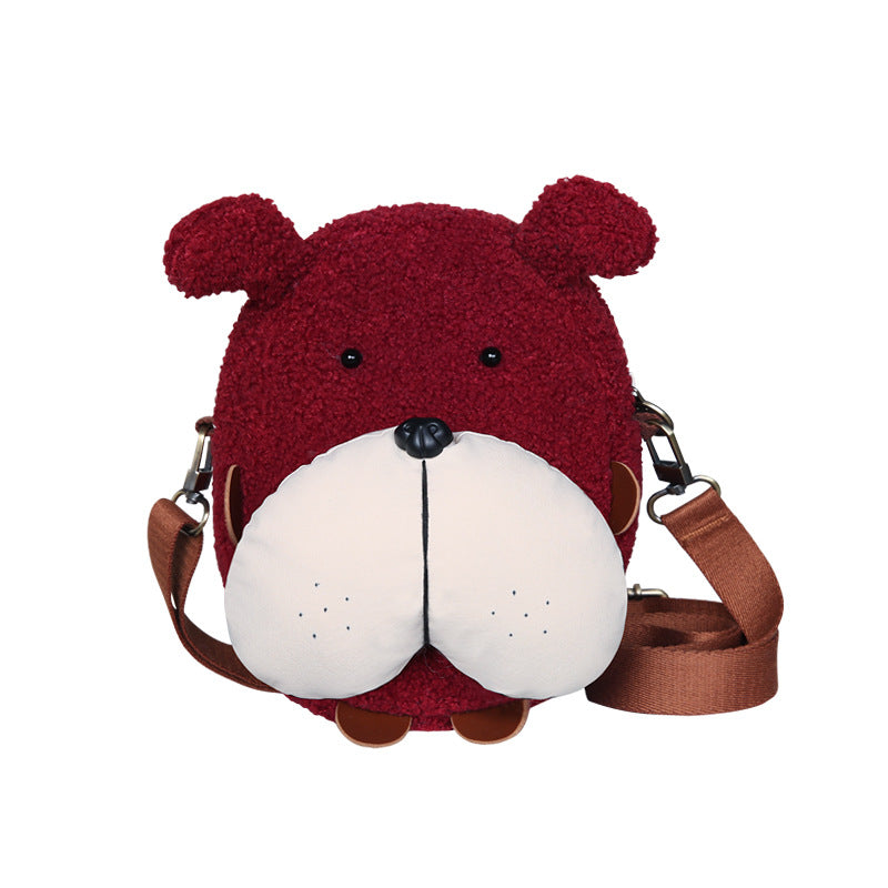 Three-Color Patch Cartoon Plush Bag Girl | Magic Stories