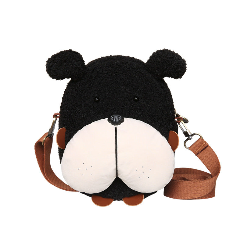 Three-Color Patch Cartoon Plush Bag Girl | Magic Stories