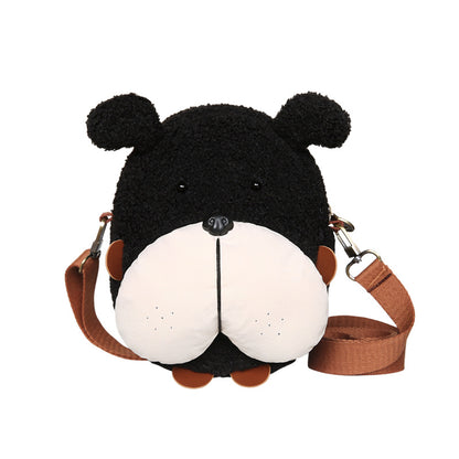 Three-Color Patch Cartoon Plush Bag Girl | Magic Stories