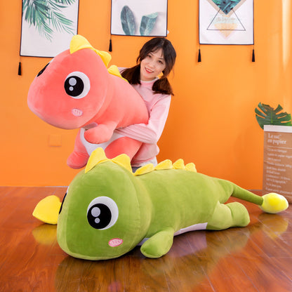 Big-Eyed Dragon Plush Toy Soft Dinosaur Doll | Magic Stories