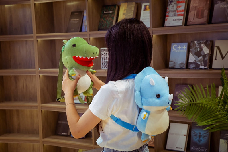 Tyrannosaurus Triceratops Dinosaur Plush Toy | Magic Stories