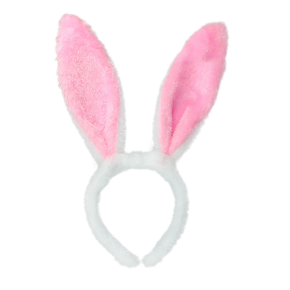 Plush Bunny Ears Headband Headdress